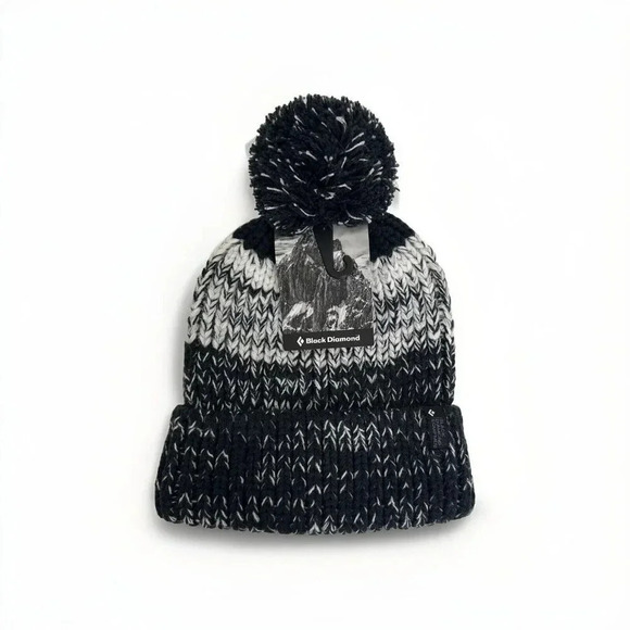 Black Diamond Accessories - Black Diamond Bengal Black Ombre Pom Beanie Unisex